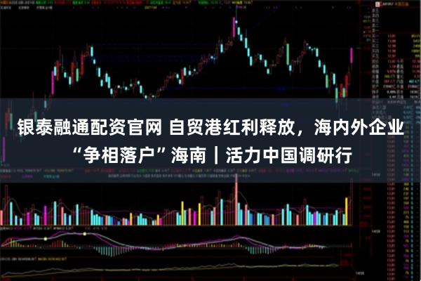 银泰融通配资官网 自贸港红利释放，海内外企业“争相落户”海南｜活力中国调研行