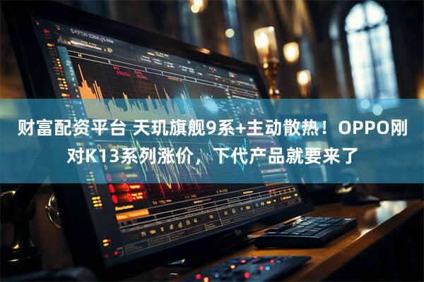 财富配资平台 天玑旗舰9系+主动散热！OPPO刚对K13系列涨价，下代产品就要来了